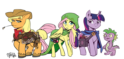 ponies  by misterd
